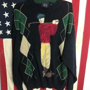Vintage Allen Solly Argyle Sweater